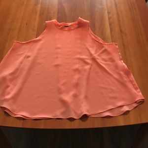 High neck sleeveless top